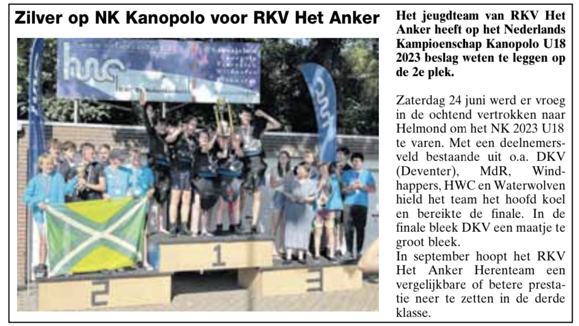 RKV Het Anker in de media